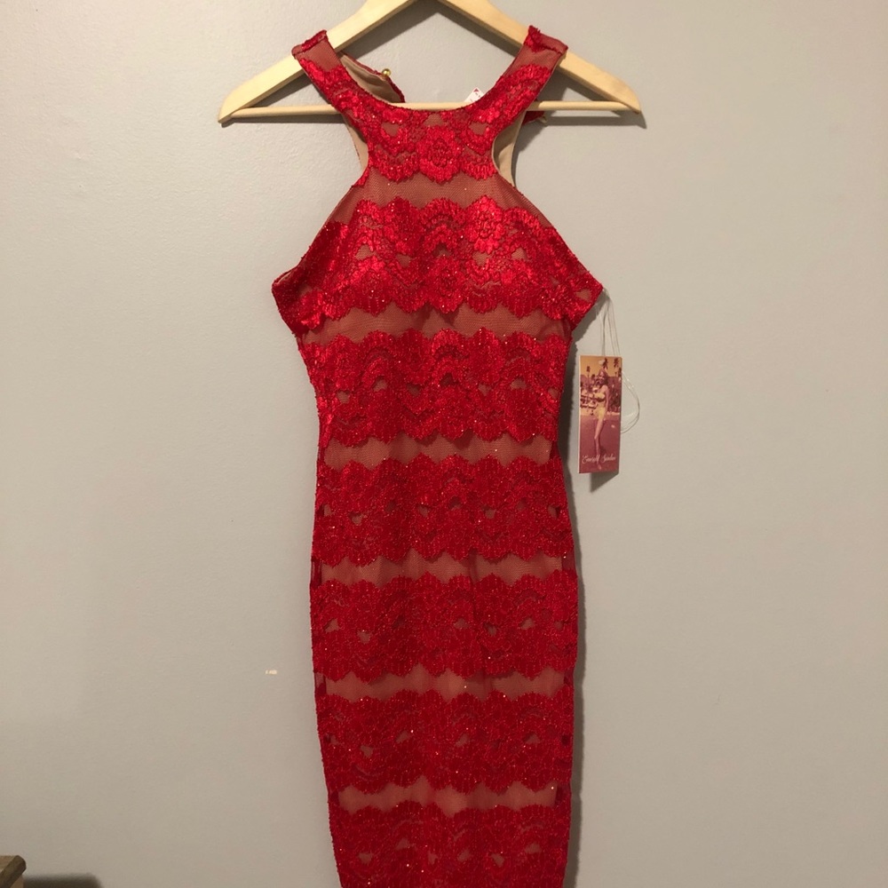 Red dress